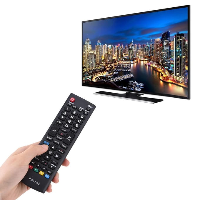 Télécommande de remplacement universelle, télécommande intelligente pour téléviseur LCD LG blanc