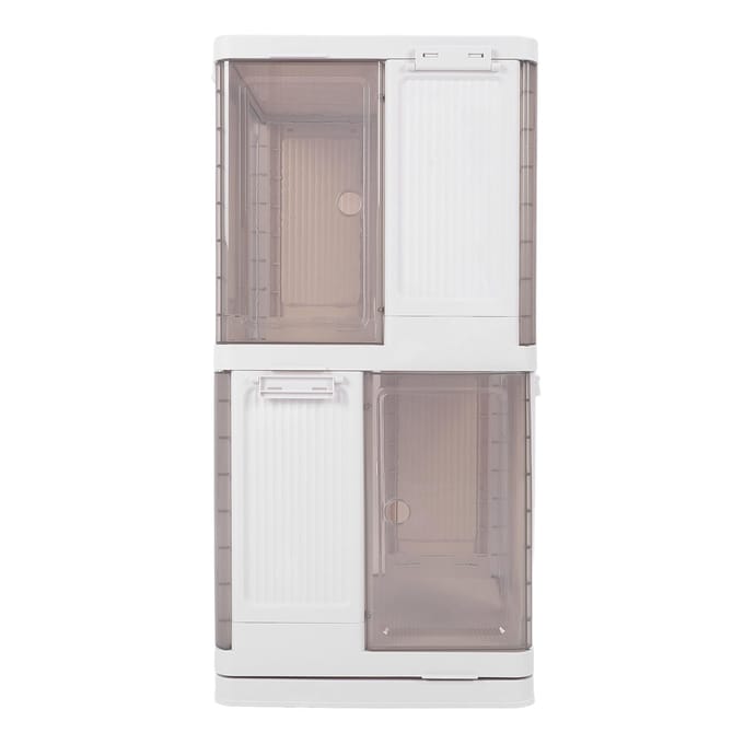 Étagère rotative à 360°, étagère de rangement sur pied, étagère d'angle pour petits espaces white