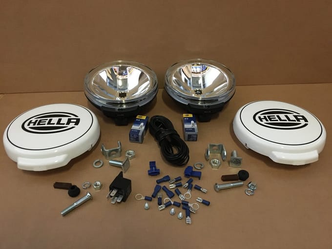 Hella Comet FF 500 verstraler - 16.1cm - set met groot licht - kunststof