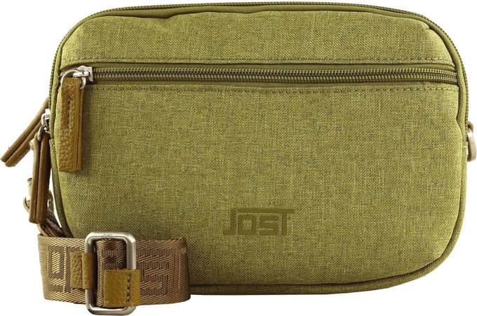 JOST Schoudertas Bergen Crossover Bag Olive Olijfgroen
