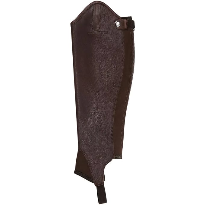 Mini-chaps van leer met silicone-inzetten Equestro