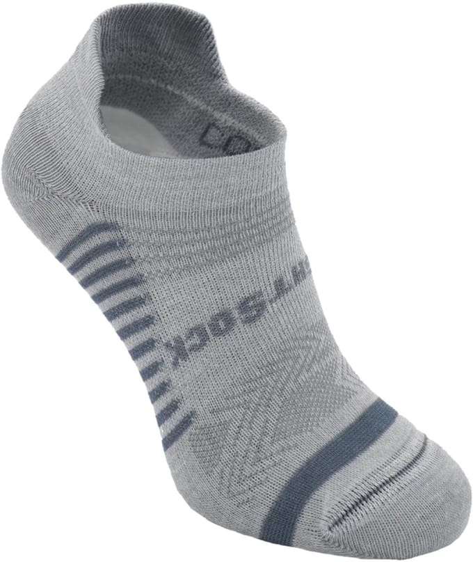 Wrightsock Coolmesh Low Tab - Grijs - 34-37