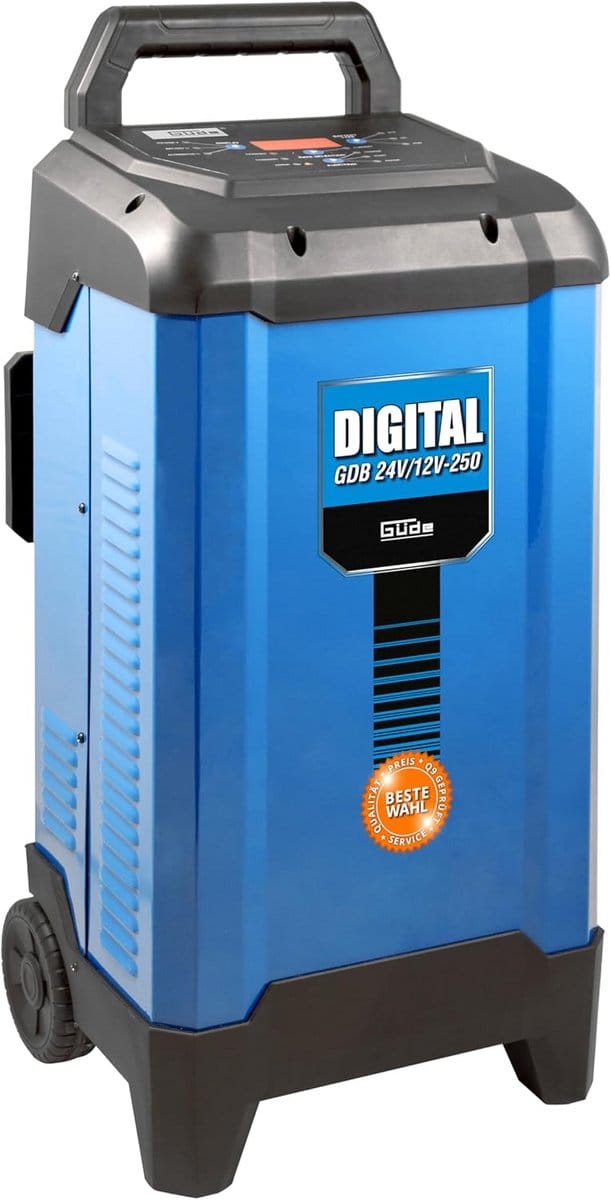 Digitale Acculader 12V/24V Inverter Technologie met Startfunctie