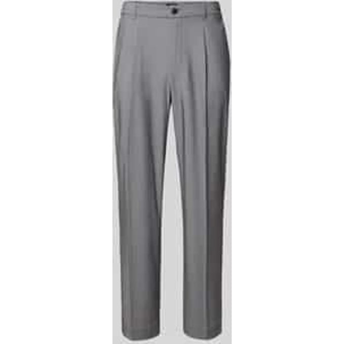 straight fit broek met viscose