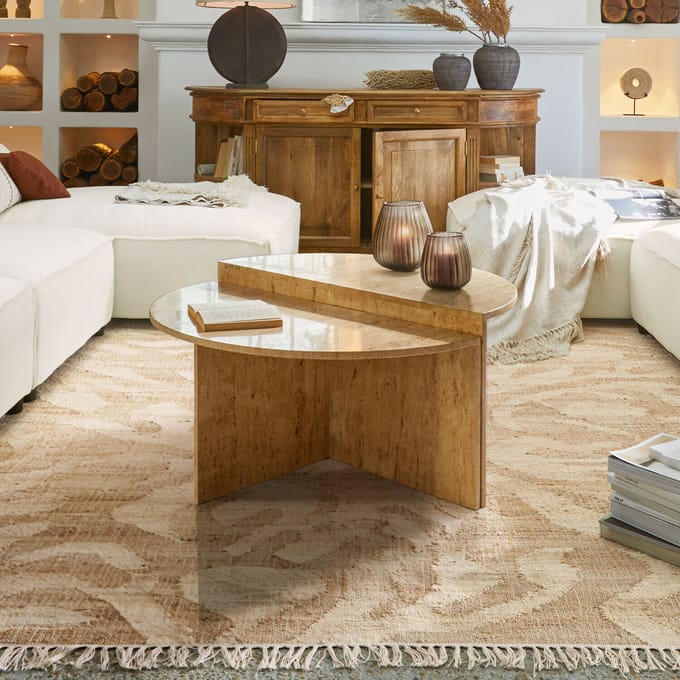 LOBERON Salontafel Candeloro bruin
