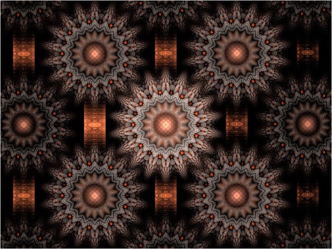 Fotobehang - fractal - fantasie.