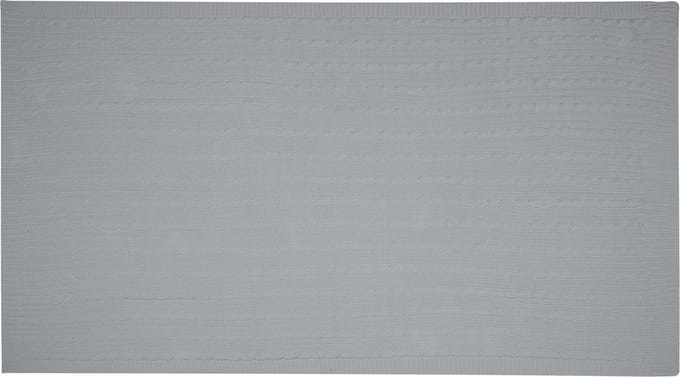 ANAMUR - Plaid - Lichtgrijs - 110 x 180 cm - Katoen