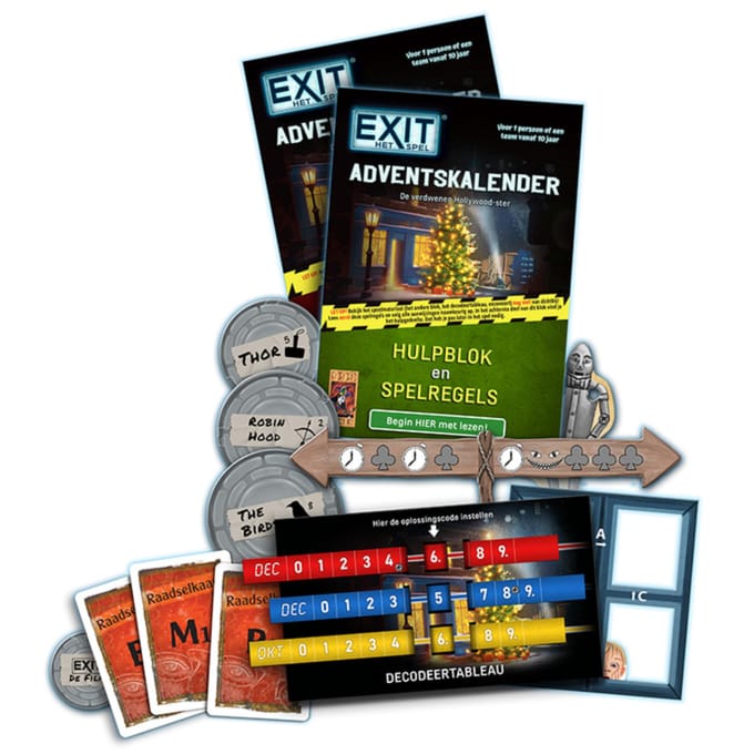 999 Games EXIT Adventskalender - De verdwenen Holl Bord- & kaartspellen Bordspellen