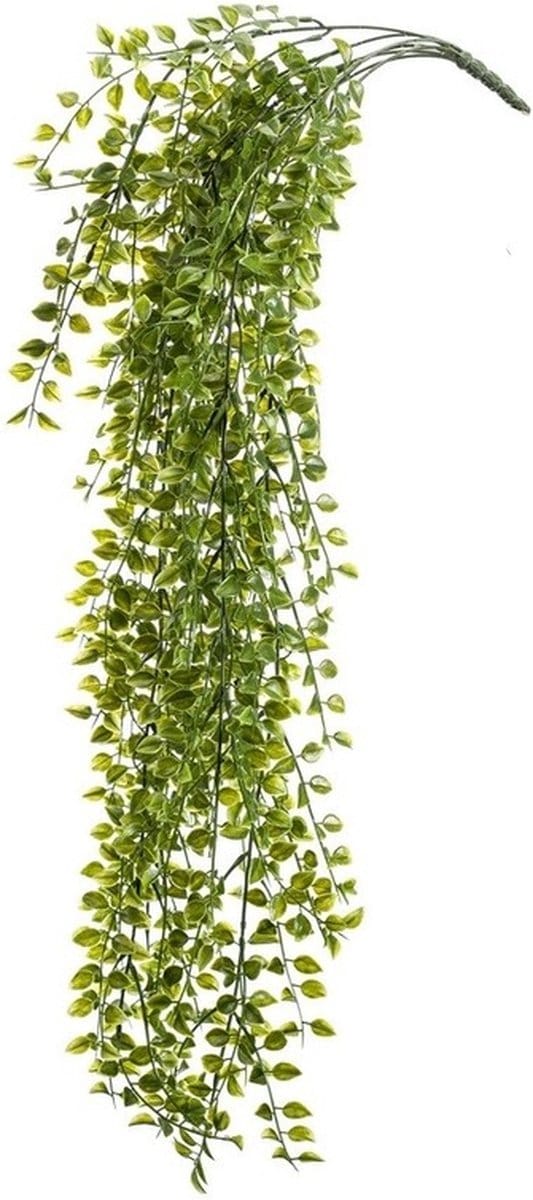 Kunstplant Ficus - groen - tak - UV bestendig - 80 cm