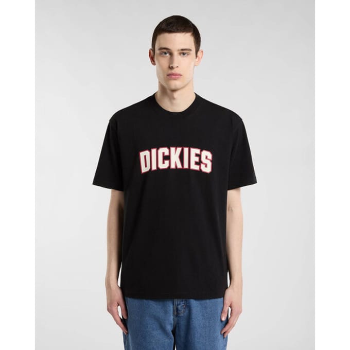 Dickies Aitkin T-shirt Met Korte Mouwen Zwart S Man