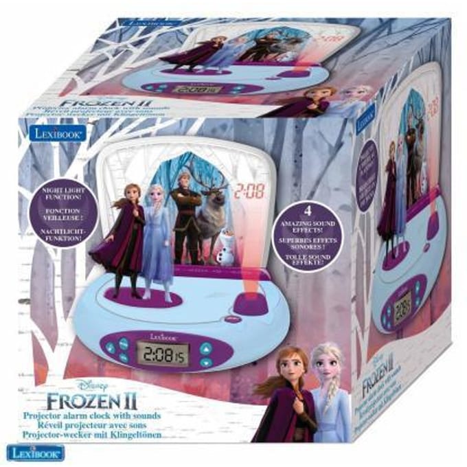 Disney Frozen II Projectorklok met geluiden