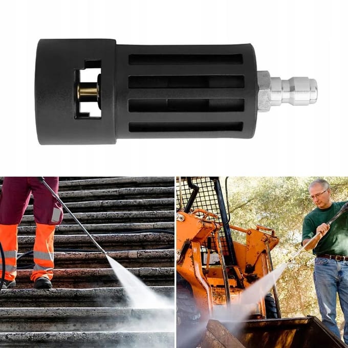 Rosfix Adapter Spuitaccessoire - 1/4"" QC naar Kärcher K Bayonet - 160 bar, 60°C - Geschikt voor Kärcher