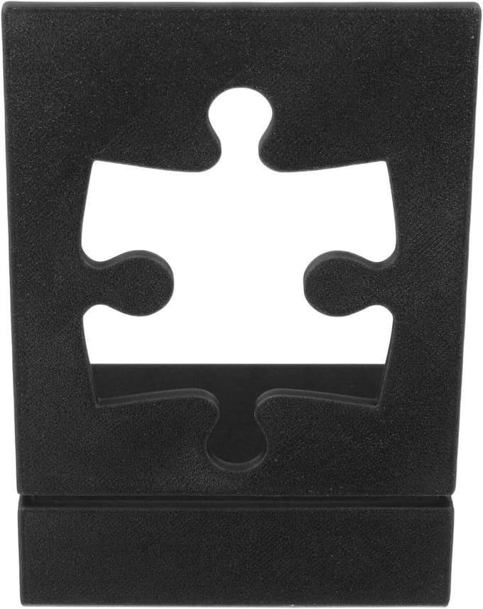 Puzzeldoos Standaard - Puzzelhouder - Puzzel Sorteren - Kantelbare Antislip Basis - 13.5 x 10 cm - Zwart