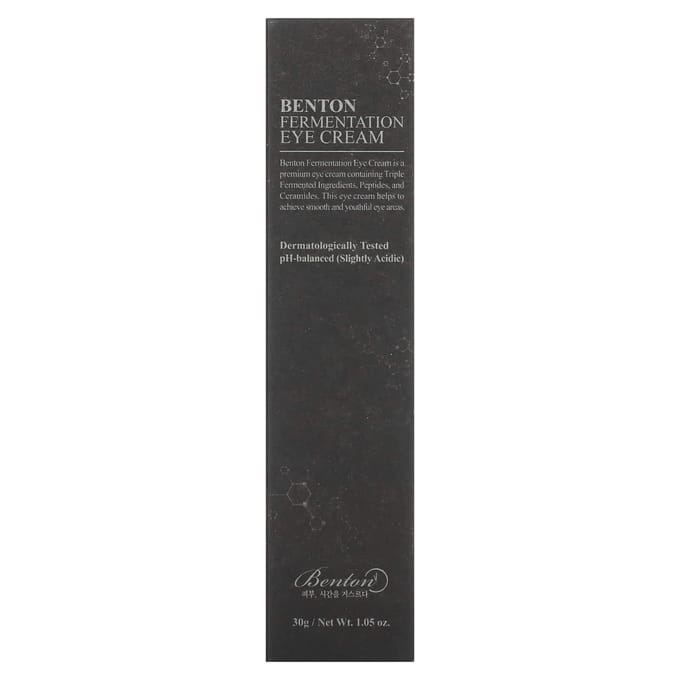 Crème Contour des Yeux Fermentée Benton 30g – Soin Rides Peptidique & Sérum Gel Volumateur black