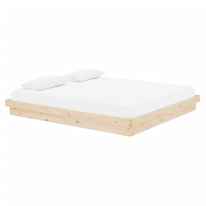 vidaXL - Bedframe - massief - hout - 180x200 - cm