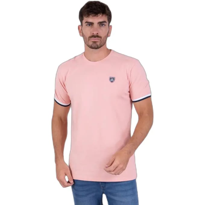 T-shirt met stiksels Camberabero