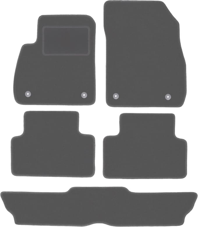 Grafiet automatten voor: Opel Zafira C 7-zits (2012-2019)