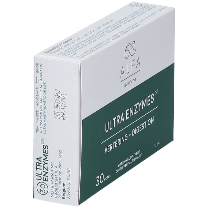 Alfa Ultra Enzymes 30 Capsules