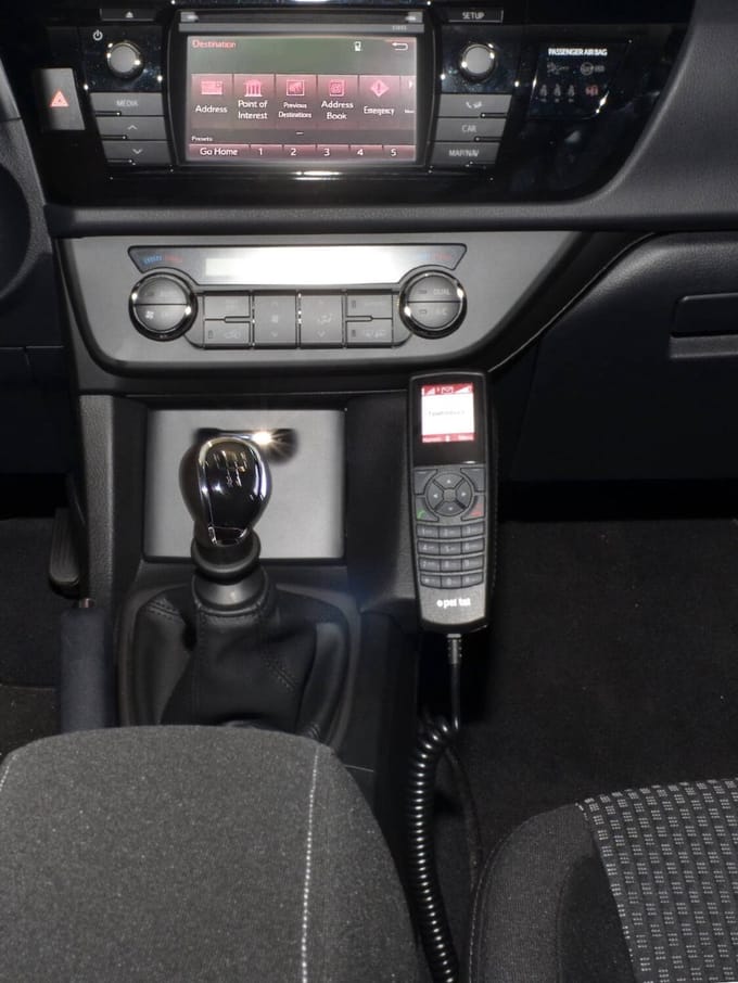 Houder - Toyota Corolla 2014-2015 Kleur: Zwart