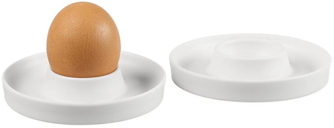 Eierdopjes, set van 2, wit