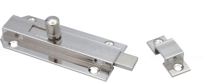 i-Fix profielschuif | messing vernikkeld | 60 x 25 mm | vlak model