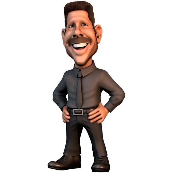 Beeldje Minix Atletico de Madrid Cholo Simeone Minix