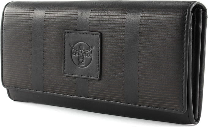 CHIEMSEE Portemonnee Haiti Wallet with Flap Black Zwart