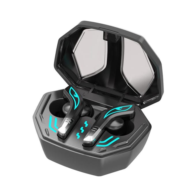 Draadloze Bluetooth 5.2-headset Stereogeluid Gaming Bluetooth-headset met lage latentie Ruisonderdrukking Mini-oordopjes Oortelefoon met microfoon