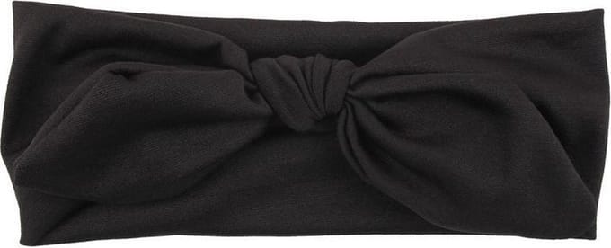 Knoophaarband Baby haarband - Zwart