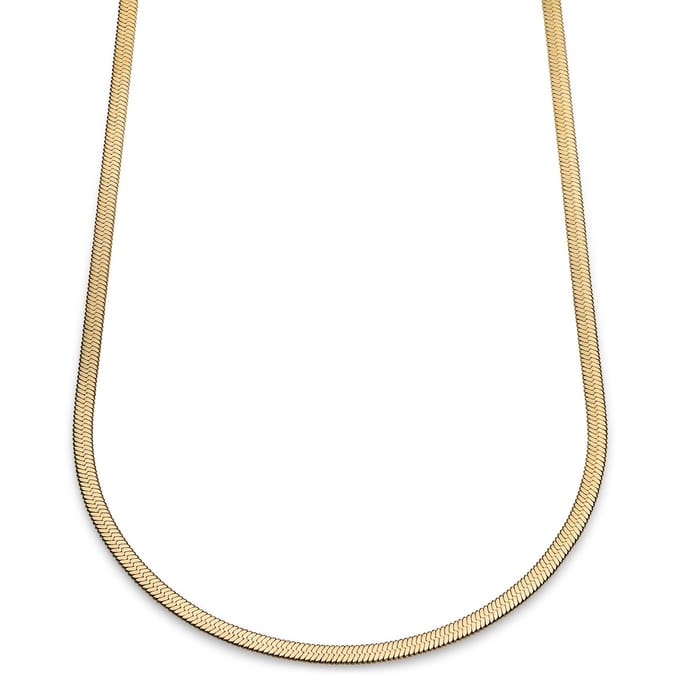 Essentials | 5 mm Goudkleurige Ketting met Visgraatschakels