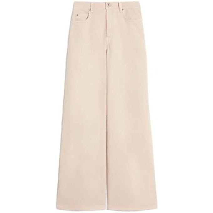 Regular fit wide leg jeans uit Katoenmix Model 'MEDINA'