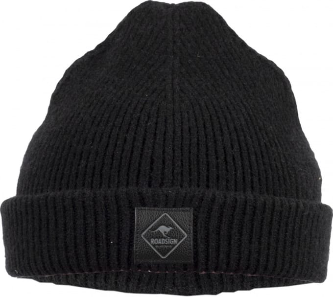 Roadsign Australia - muts heren - beanie - zwart - gebreid - docker style