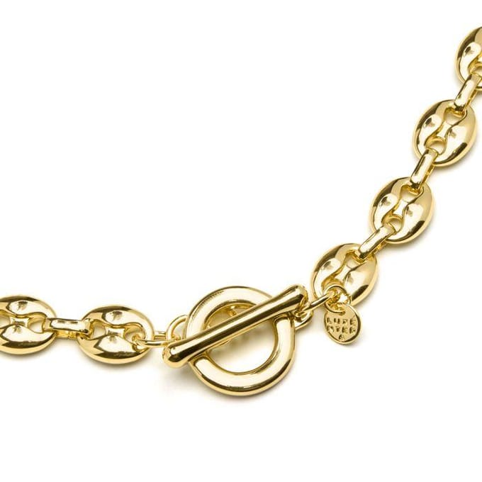 Collier Luxenter finition en or jaune 18 carats - Midyu beige