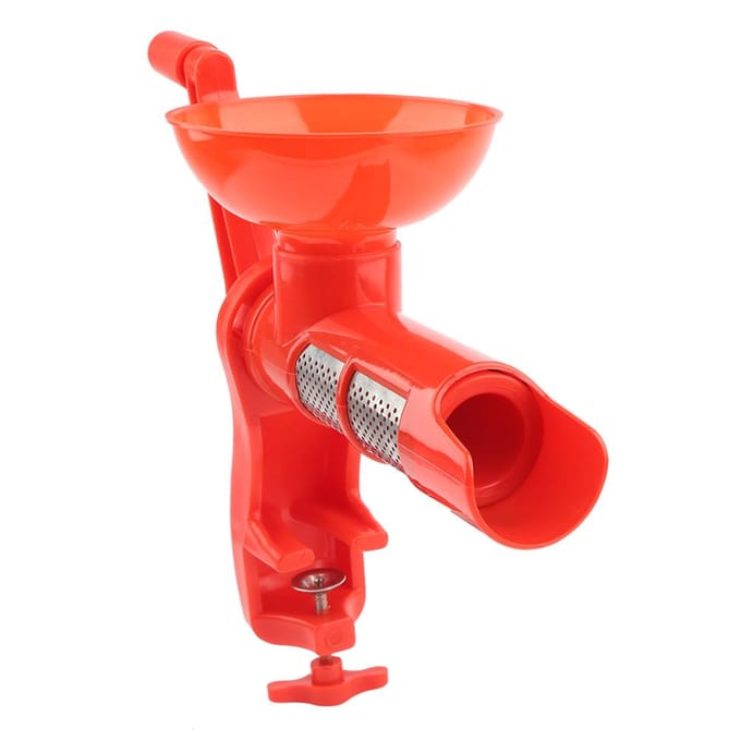 Presse-tomates manuel portable polyvalent pour jus de fruits red
