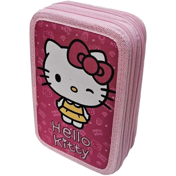 Drievoudige kindertandenetui Manenti Hello Kitty My Style