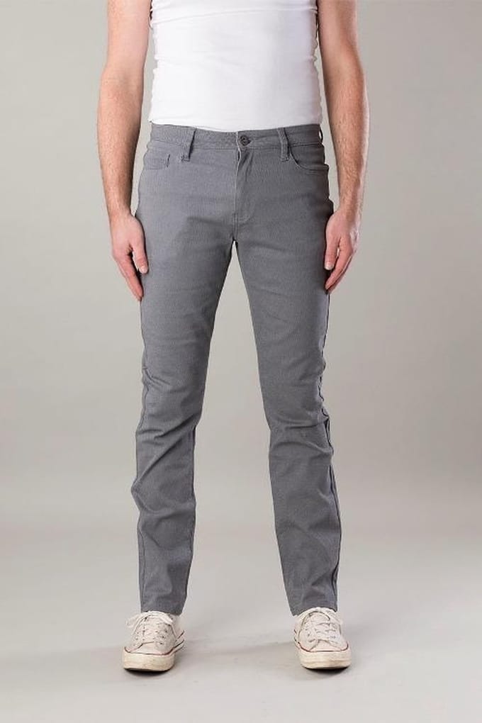 New Star heren broek Nyon grijs printed - maat 34/34