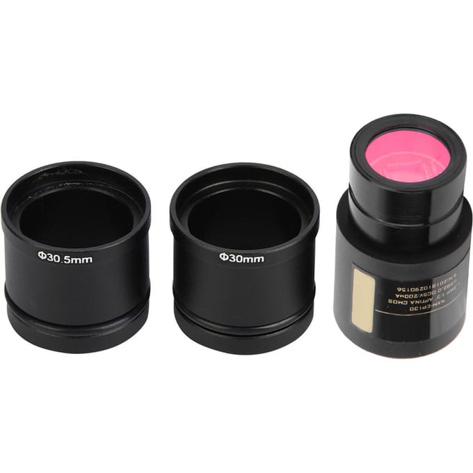 1.3MP USB 2.0 Elektronisch Oculair voor 23.2mm 30.0mm 30.5mm Microscoop  Drivervrij Met Twee Adapters