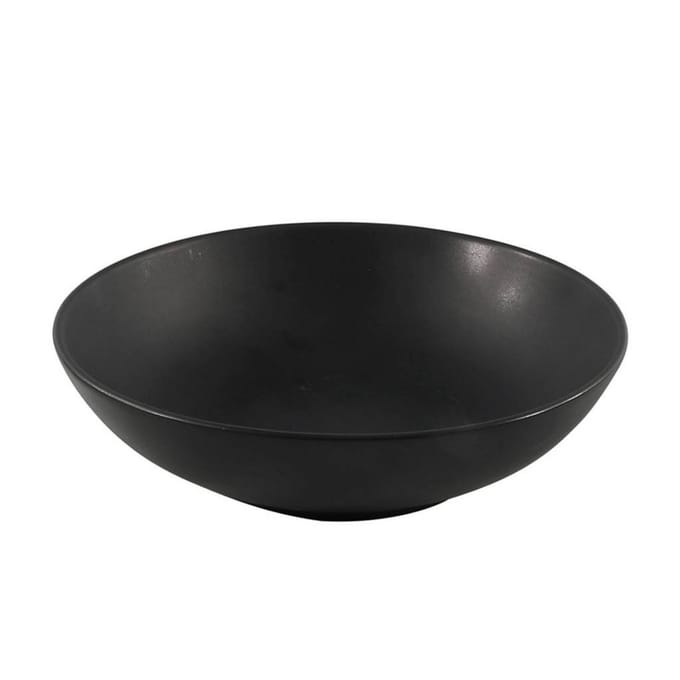 Bord diep 20,5cm mat zwart
