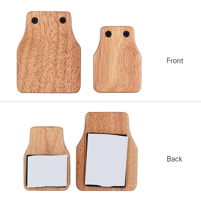 Groot & Medium 2 stuks Cajon Box Drum Begeleidingsaccessoire Castagnetten voor Handpercussie-instrumenten beige