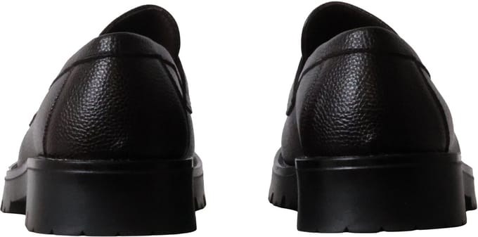Lage leren mocassin