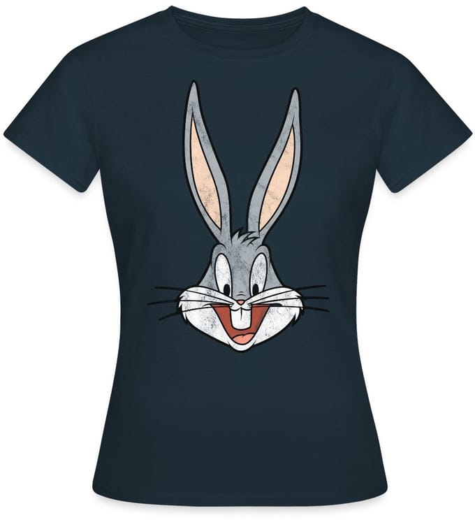 Looney Tunes Bugs Bunny Distressed T-Shirt Dames