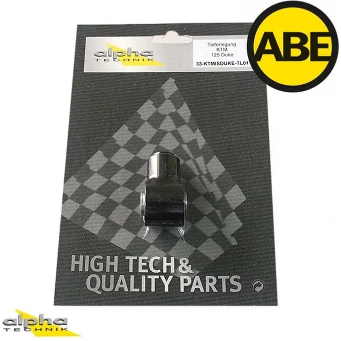 Verlagingsset Alpha Technik KTM125 Duke, KTMISDUKE