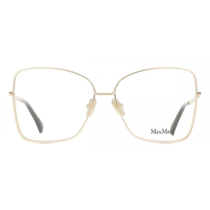Max Mara Mm5140 Damesbril Shiny Pale Gold/56-14-135 white