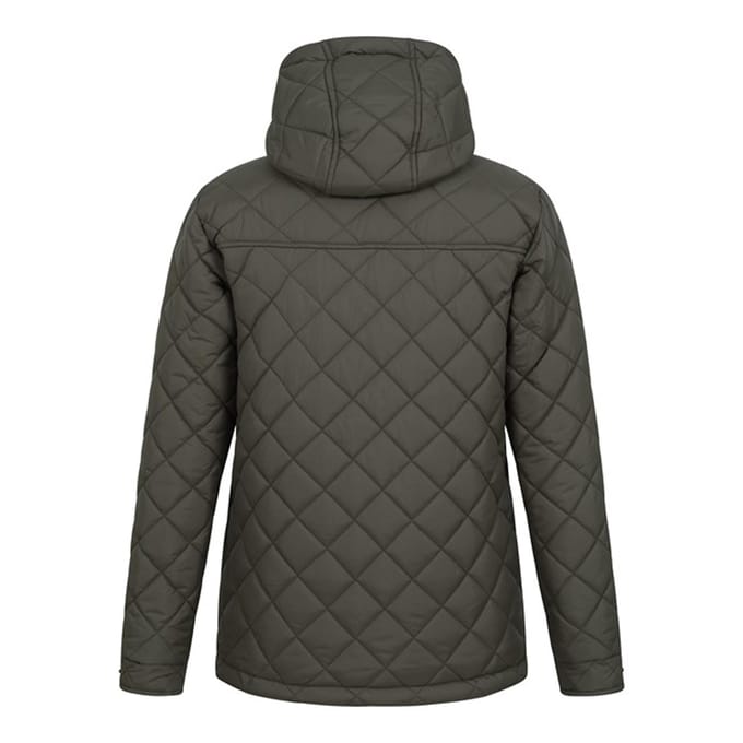 Mountain Warehouse Dames/Dames Nebraskan Borg 3 in 1 gewatteerd jack (Kaki Groen)