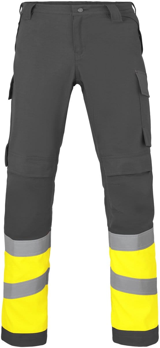 HAVEP Werkbroek Multiprotector 80570 - Charcoal/Fluo Geel - 54