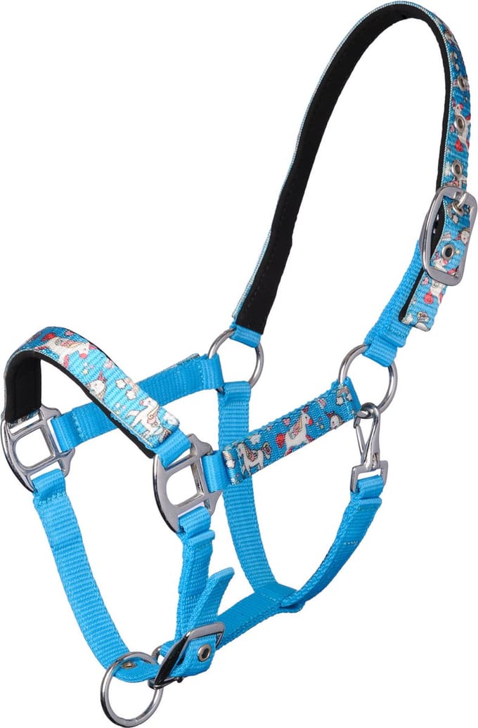 MHS Halster Pretty Unicorn Shet Blauw