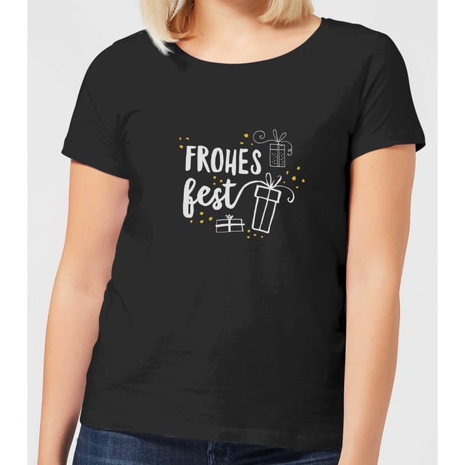 Frohes Fest Women's T-Shirt - Black - 3XL