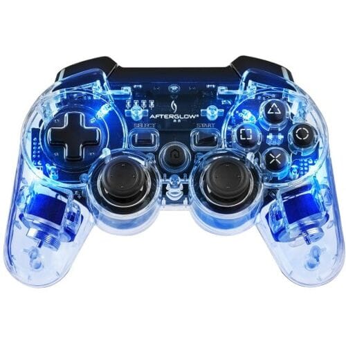 PDP Afterglow Wireless Controller-Blauw (PlayStation 3) Gebruikt