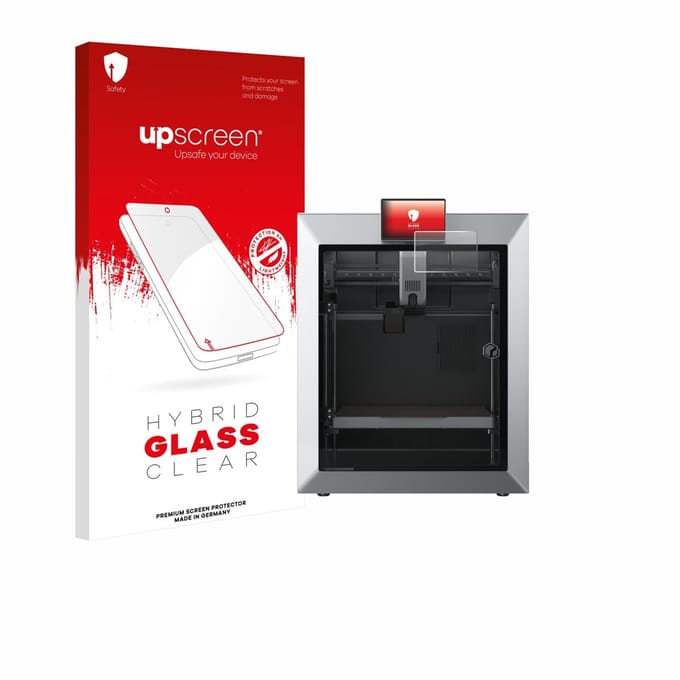 upscreen - Screenprotector voor Qidi Tech Q2 - Folie Beschermfolie Beschermglas transparant
