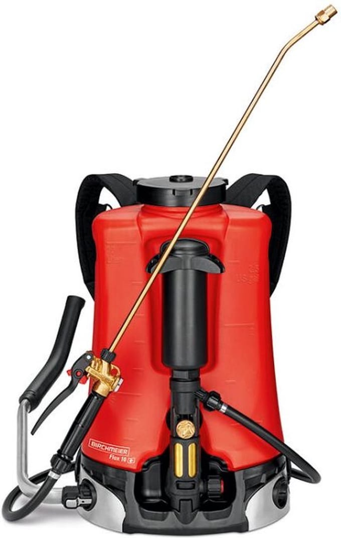 Rugspuit Birchmeier Flox 10 liter - professioneel met pomp 6 bar